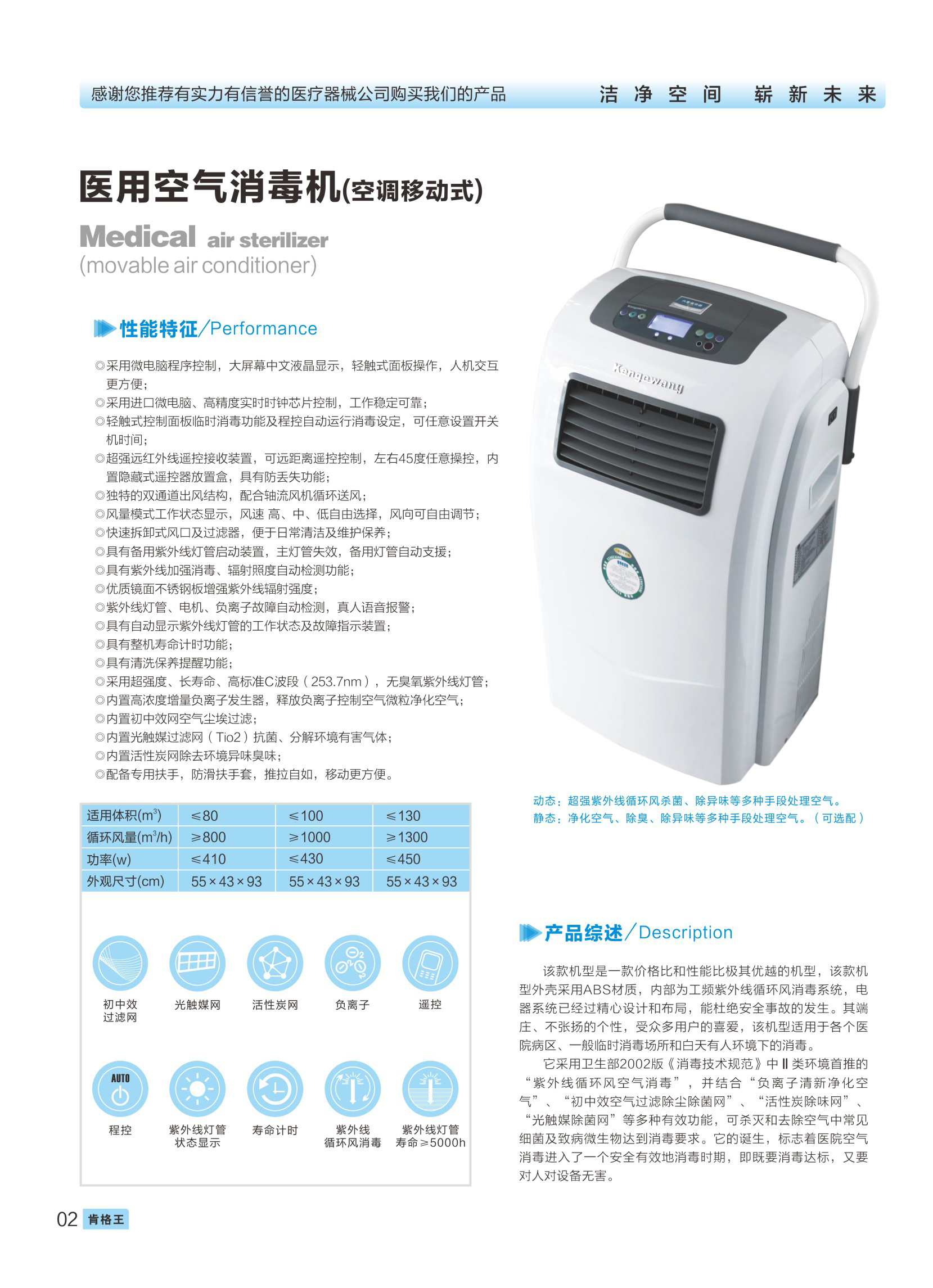 2-医用空气消毒机(空调移动式)