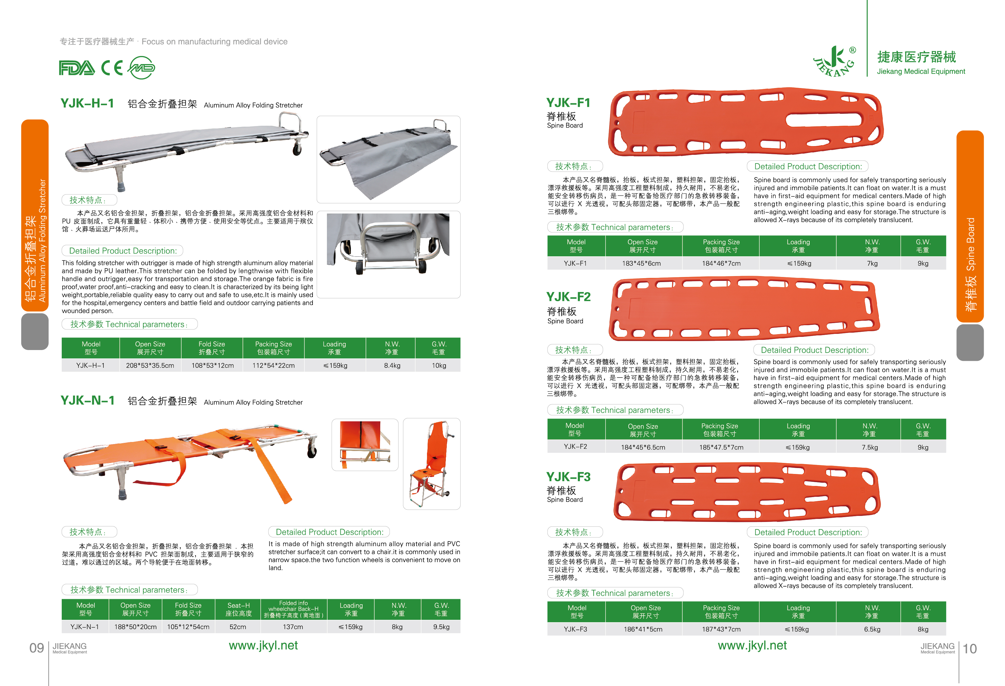 电子彩页米博meber 不锈钢椅式担架  米博meber 铝合金铲式担架